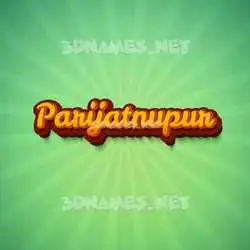 parijatnupur in Green Rays style - 3D name wallpaper