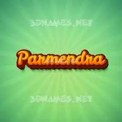 parmendra in Green Rays style - 3D name wallpaper