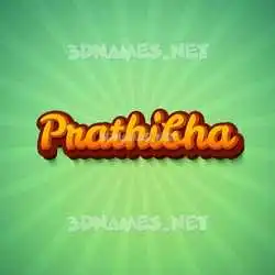 prathibha in Green Rays style - 3D name wallpaper