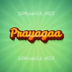 prayagaa in Green Rays style - 3D name wallpaper