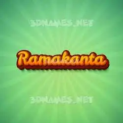 ramakanta in Green Rays style - 3D name wallpaper