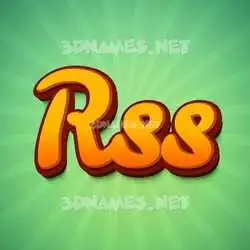 rss in Green Rays style - 3D name wallpaper