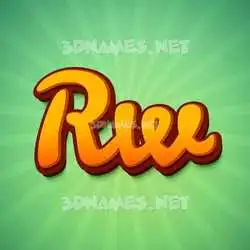 rw in Green Rays style - 3D name wallpaper