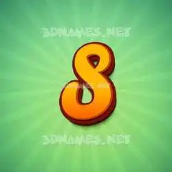s in Green Rays style - 3D name wallpaper