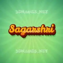 sagarshri in Green Rays style - 3D name wallpaper