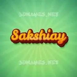 sakshiay in Green Rays style - 3D name wallpaper