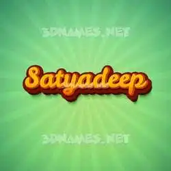 satyadeep in Green Rays style - 3D name wallpaper