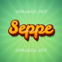 seppe in Green Rays style - 3D name wallpaper