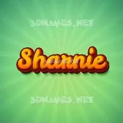 sharnie in Green Rays style - 3D name wallpaper