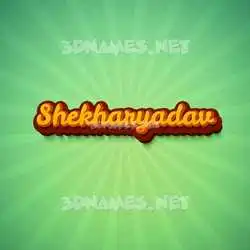 shekharyadav in Green Rays style - 3D name wallpaper