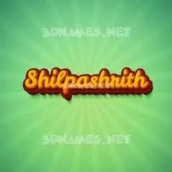 shilpashrith in Green Rays style - 3D name wallpaper