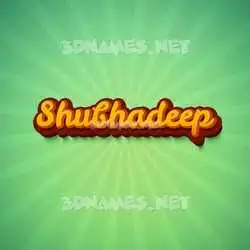 shubhadeep in Green Rays style - 3D name wallpaper