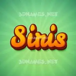 siris in Green Rays style - 3D name wallpaper