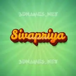 sivapriya in Green Rays style - 3D name wallpaper