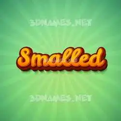 smalled in Green Rays style - 3D name wallpaper