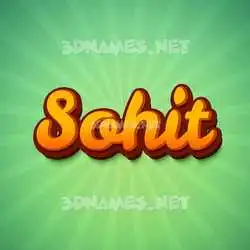 sohit in Green Rays style - 3D name wallpaper
