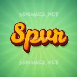 spvr in Green Rays style - 3D name wallpaper