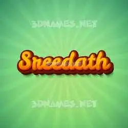 sreedath in Green Rays style - 3D name wallpaper