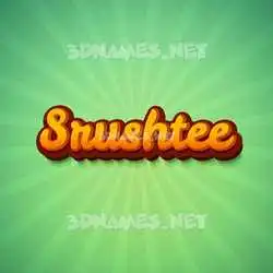 srushtee in Green Rays style - 3D name wallpaper