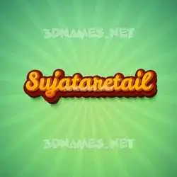 sujataretail in Green Rays style - 3D name wallpaper