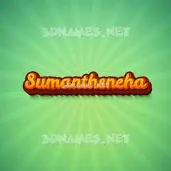 sumanthsneha in Green Rays style - 3D name wallpaper