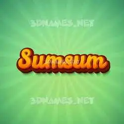 sumsum in Green Rays style - 3D name wallpaper