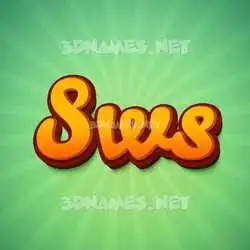 sws in Green Rays style - 3D name wallpaper