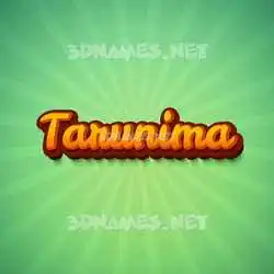tarunima in Green Rays style - 3D name wallpaper