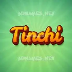 tinchi in Green Rays style - 3D name wallpaper
