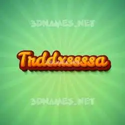 trddxssssa in Green Rays style - 3D name wallpaper