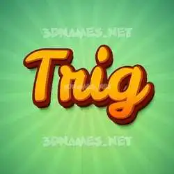 trig in Green Rays style - 3D name wallpaper