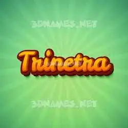 trinetra in Green Rays style - 3D name wallpaper
