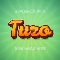tuzo in Green Rays style - 3D name wallpaper