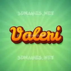 valeri in Green Rays style - 3D name wallpaper
