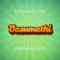 vasumathi in Green Rays style - 3D name wallpaper
