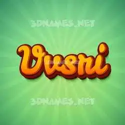 vvsri in Green Rays style - 3D name wallpaper