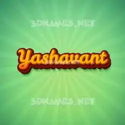 yashavant in Green Rays style - 3D name wallpaper