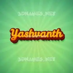 yashvanth in Green Rays style - 3D name wallpaper