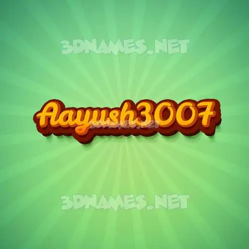 aayush3007 in Green Rays style - 3D name wallpaper aayush3007 in Green Rays style - 3D name wallpaper