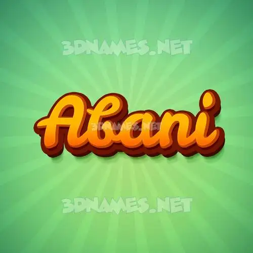 abani in Green Rays style - 3D name wallpaper abani in Green Rays style - 3D name wallpaper