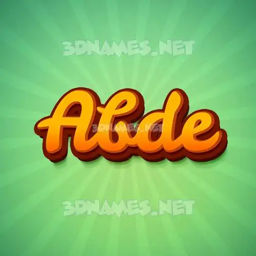 abde in Green Rays style - 3D name wallpaper abde in Green Rays style - 3D name wallpaper
