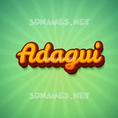 adagui in Green Rays style - 3D name wallpaper adagui in Green Rays style - 3D name wallpaper