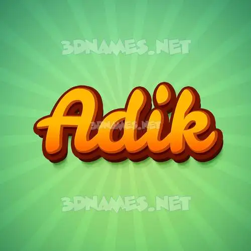 adik in Green Rays style - 3D name wallpaper adik in Green Rays style - 3D name wallpaper