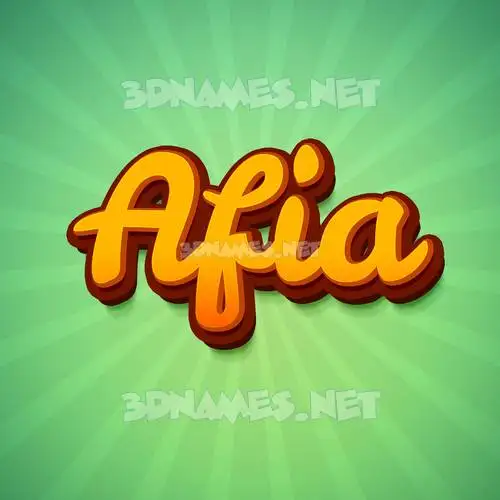 afia in Green Rays style - 3D name wallpaper afia in Green Rays style - 3D name wallpaper