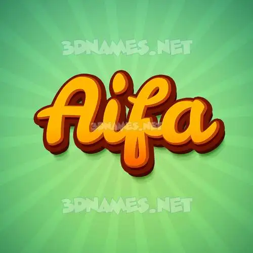 aifa in Green Rays style - 3D name wallpaper aifa in Green Rays style - 3D name wallpaper