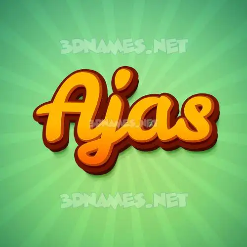 ajas in Green Rays style - 3D name wallpaper ajas in Green Rays style - 3D name wallpaper