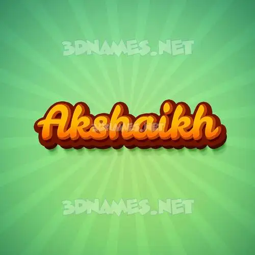 akshaikh in Green Rays style - 3D name wallpaper akshaikh in Green Rays style - 3D name wallpaper