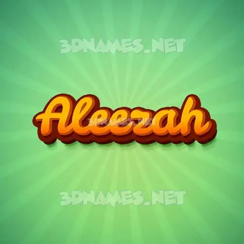 aleezah in Green Rays style - 3D name wallpaper aleezah in Green Rays style - 3D name wallpaper