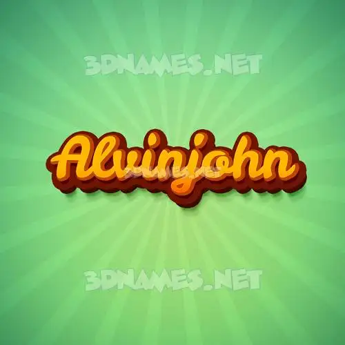 alvinjohn in Green Rays style - 3D name wallpaper alvinjohn in Green Rays style - 3D name wallpaper