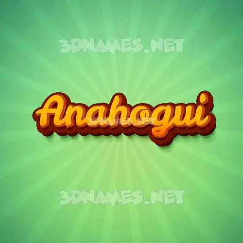 anahogui in Green Rays style - 3D name wallpaper anahogui in Green Rays style - 3D name wallpaper